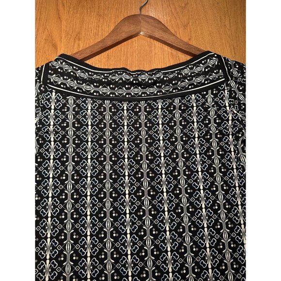 Max Studio Retro Boat Neck Dress Size Small – 3/4 Sleeve Vintage-Inspired Shift - Picture 8 of 8